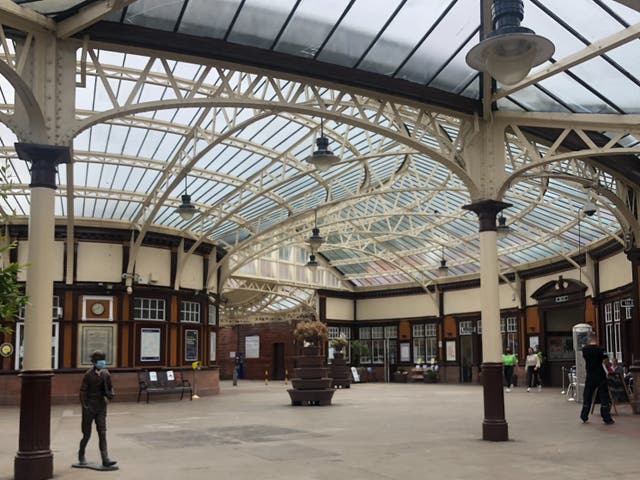 <p>Slowing down: Wemyss Bay, one of the stations affected by speed restrictions</p>