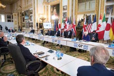 G-7 pledges to move forward with Russia oil price cap system