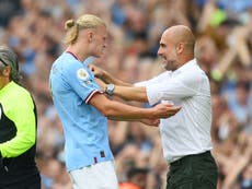 Erling Haaland: Manchester City manager Pep Guardiola says too much expected of striker