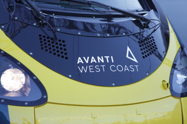 Avanti West Coast train (Luciana Guerra/PA)