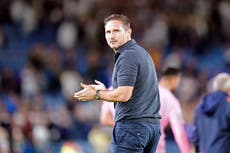 Frank Lampard sounds warning after Everton’s summer transfer window