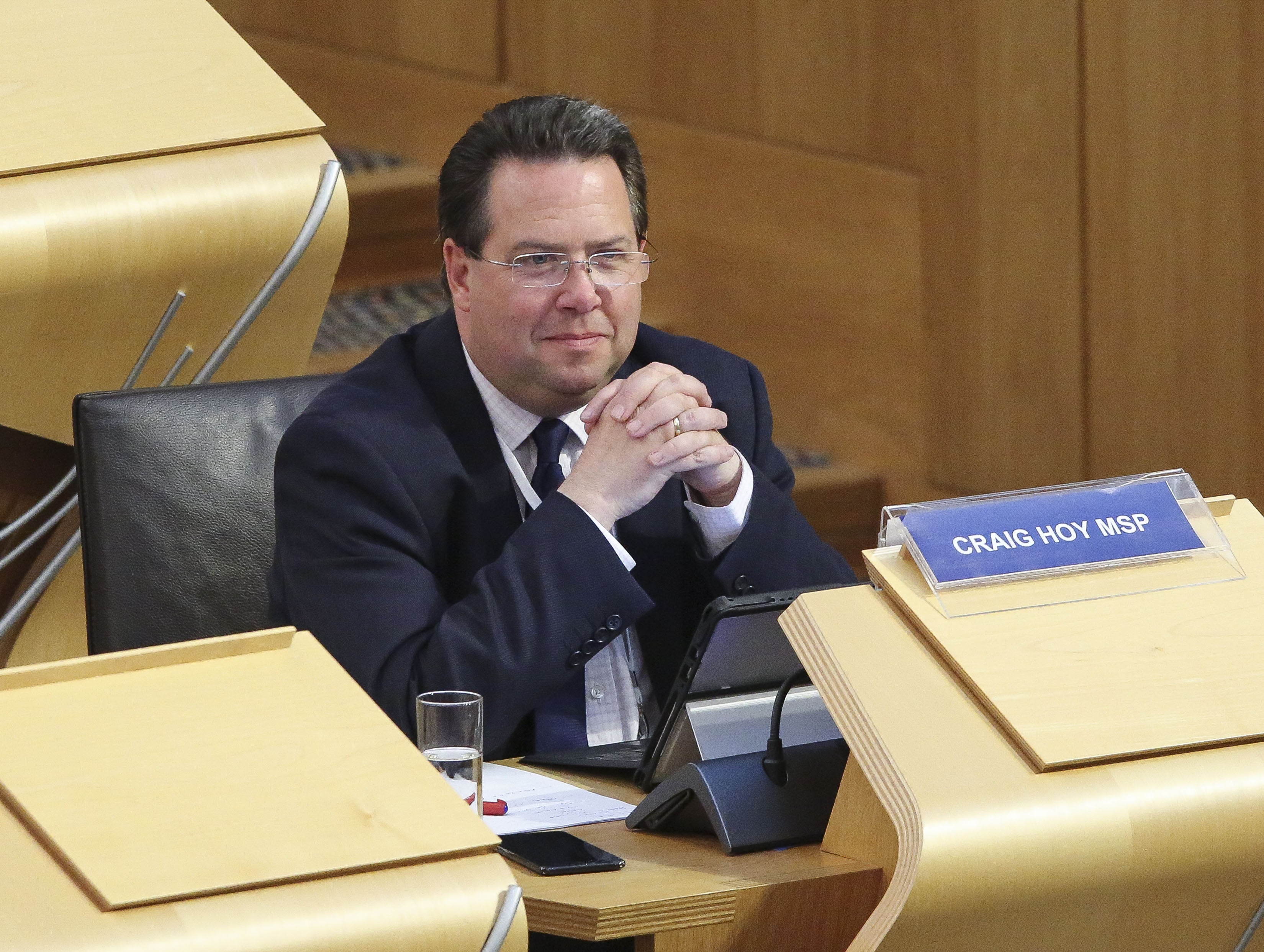 Conservative MSP Craig Hoy criticised First Minister Nicola Sturgeon (Fraser Bremner/PA)