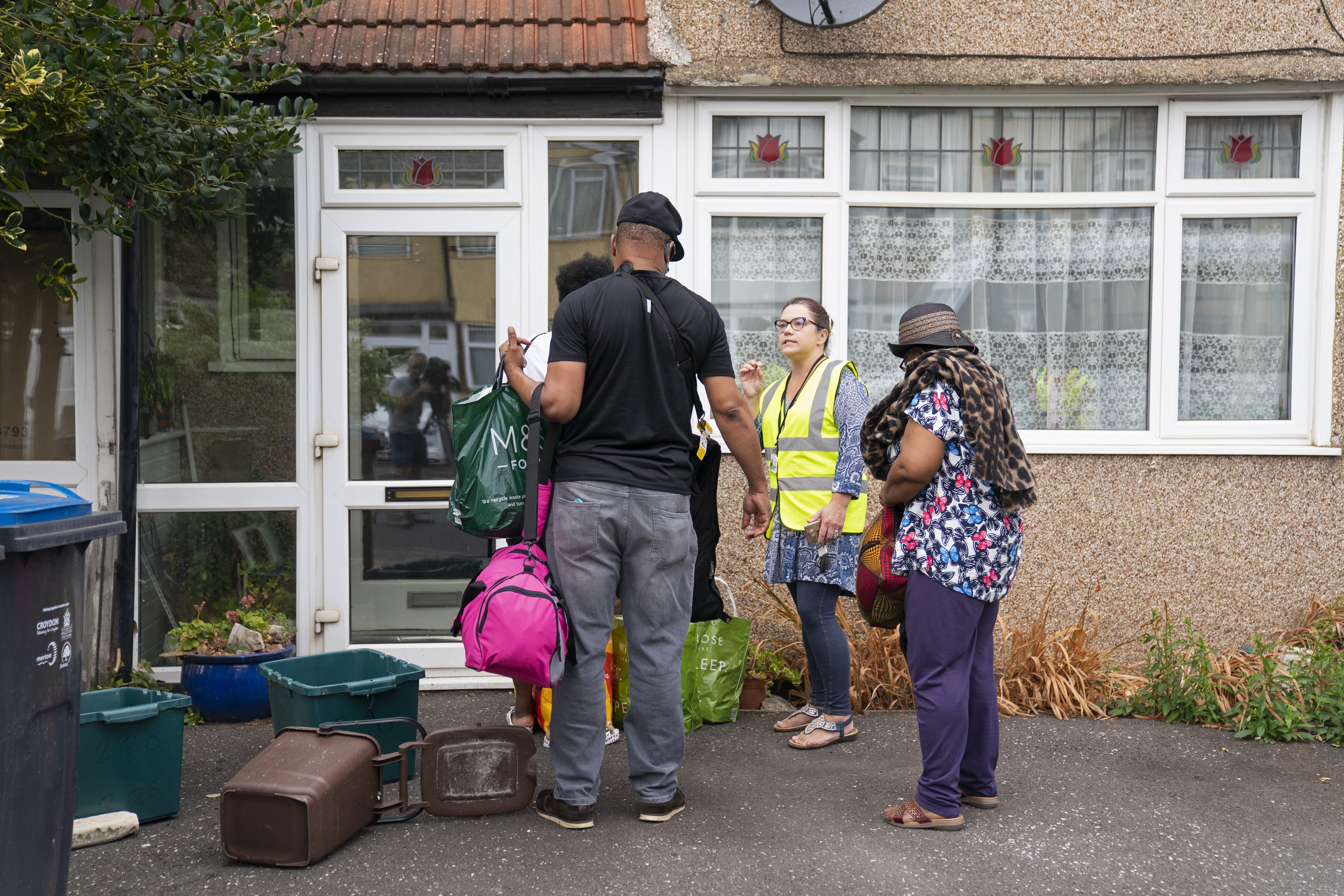 Some Galpin’s Road residents have returned home (Kirsty O’Connor/PA)