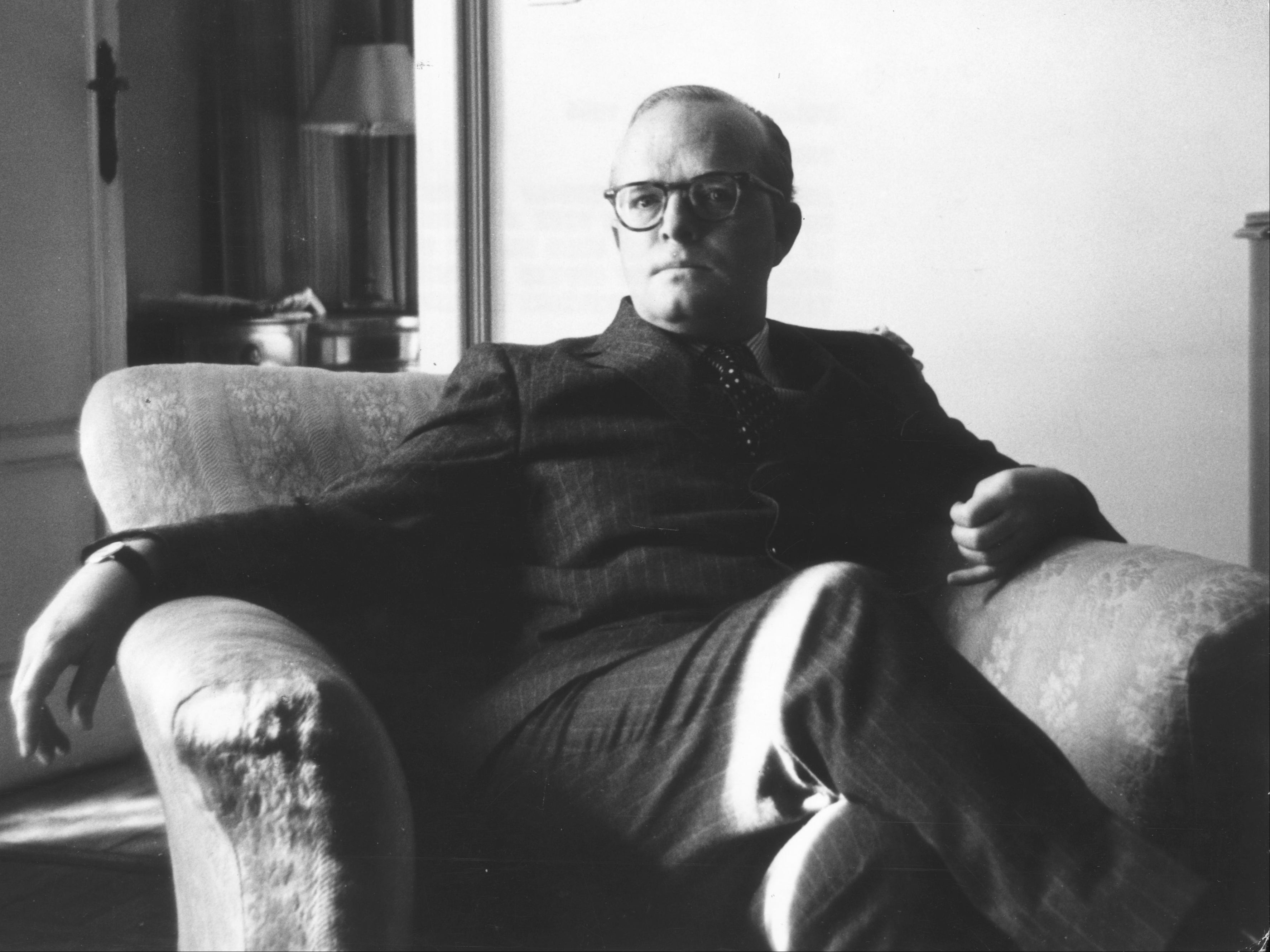 Truman Capote in Milan in 1966