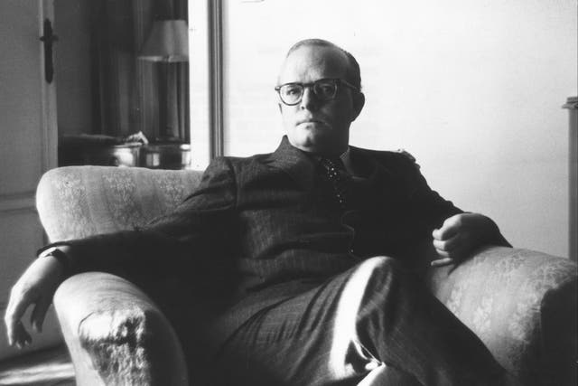 <p>Truman Capote in Milan in 1966</p>