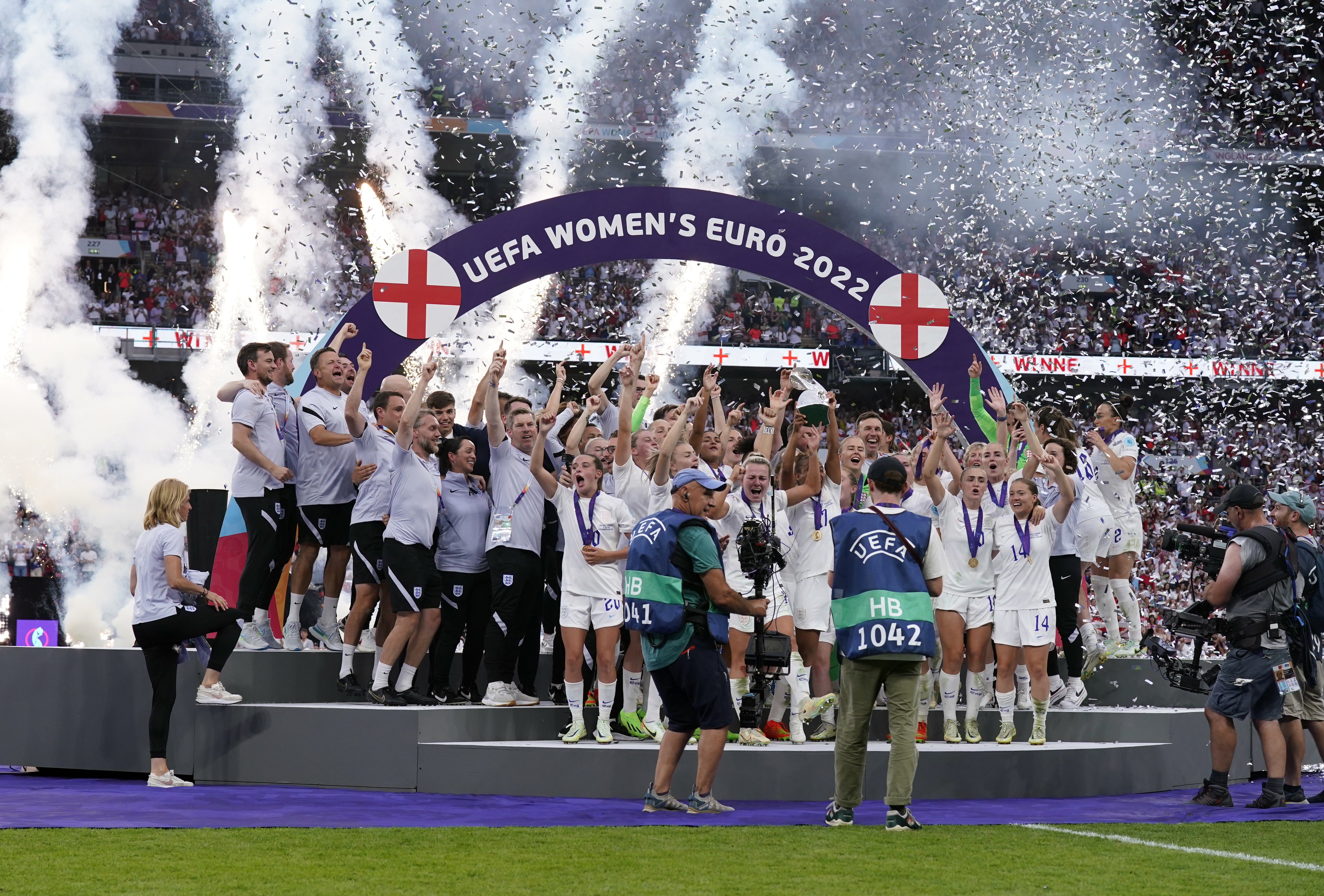 England were crowned Euro 2022 champions this summer (Danny Lawson/PA)