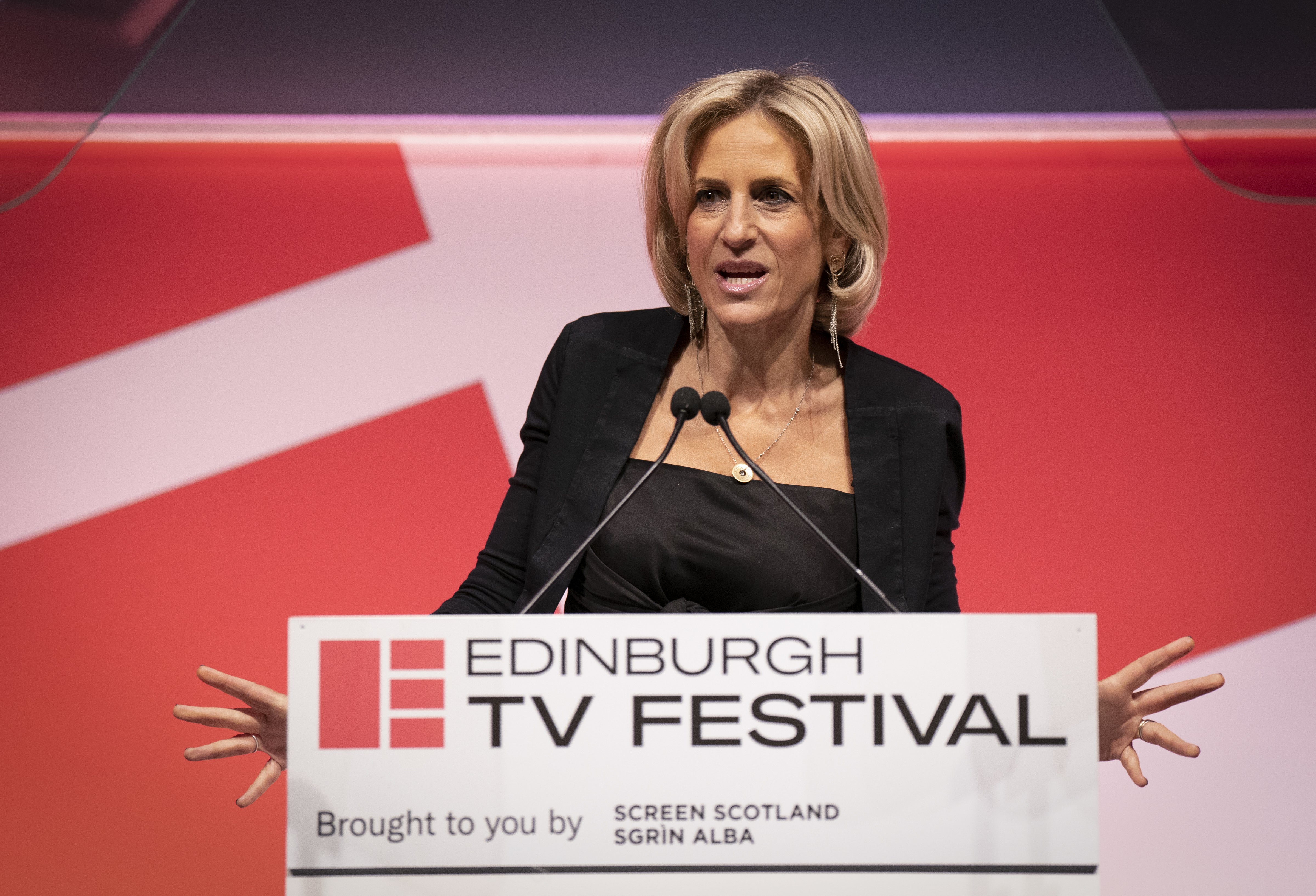 The journalist delivered the MacTaggart Lecture at the Edinburgh TV Festival last month where she criticised the BBC’s response to the 2020 Newsnight instalment (Jane Barlow/PA)