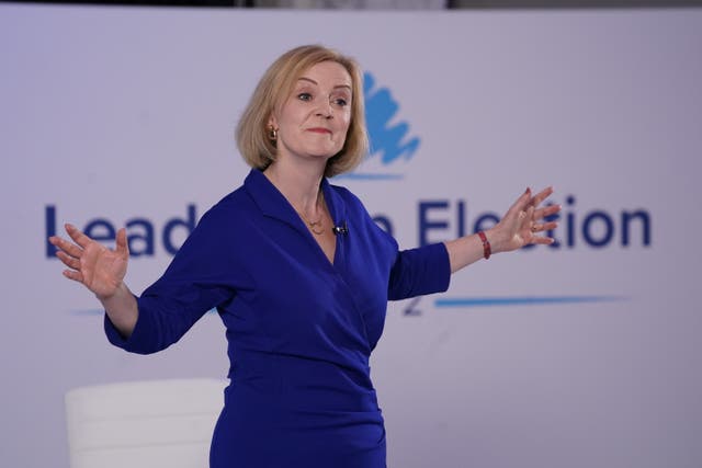 Liz Truss (Joe Giddens/PA)