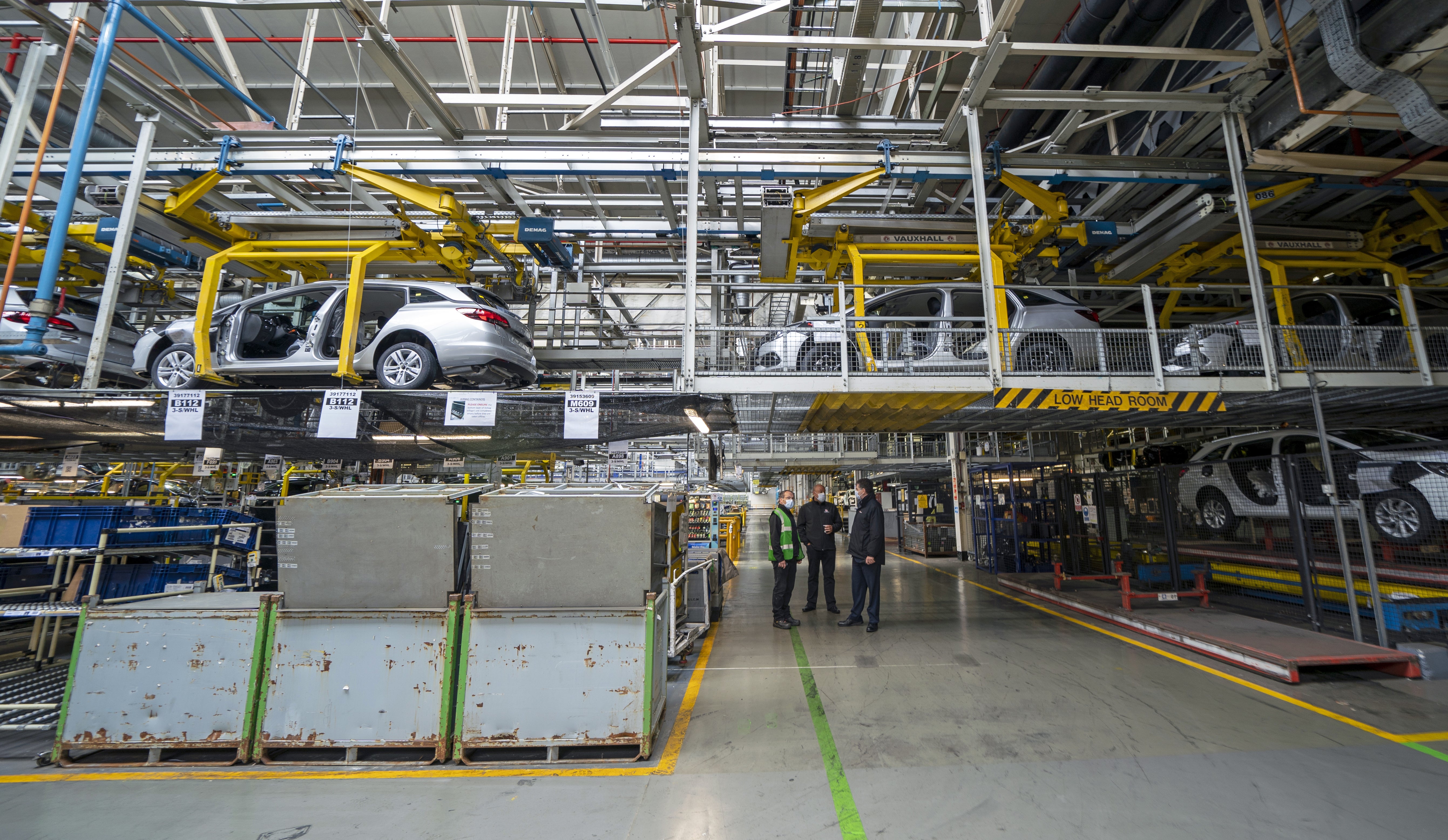 Generic stock pictures of the Astra assembly line at Vauxhall’s plant in Ellesmere Port, Cheshire (Peter Byrne/PA)