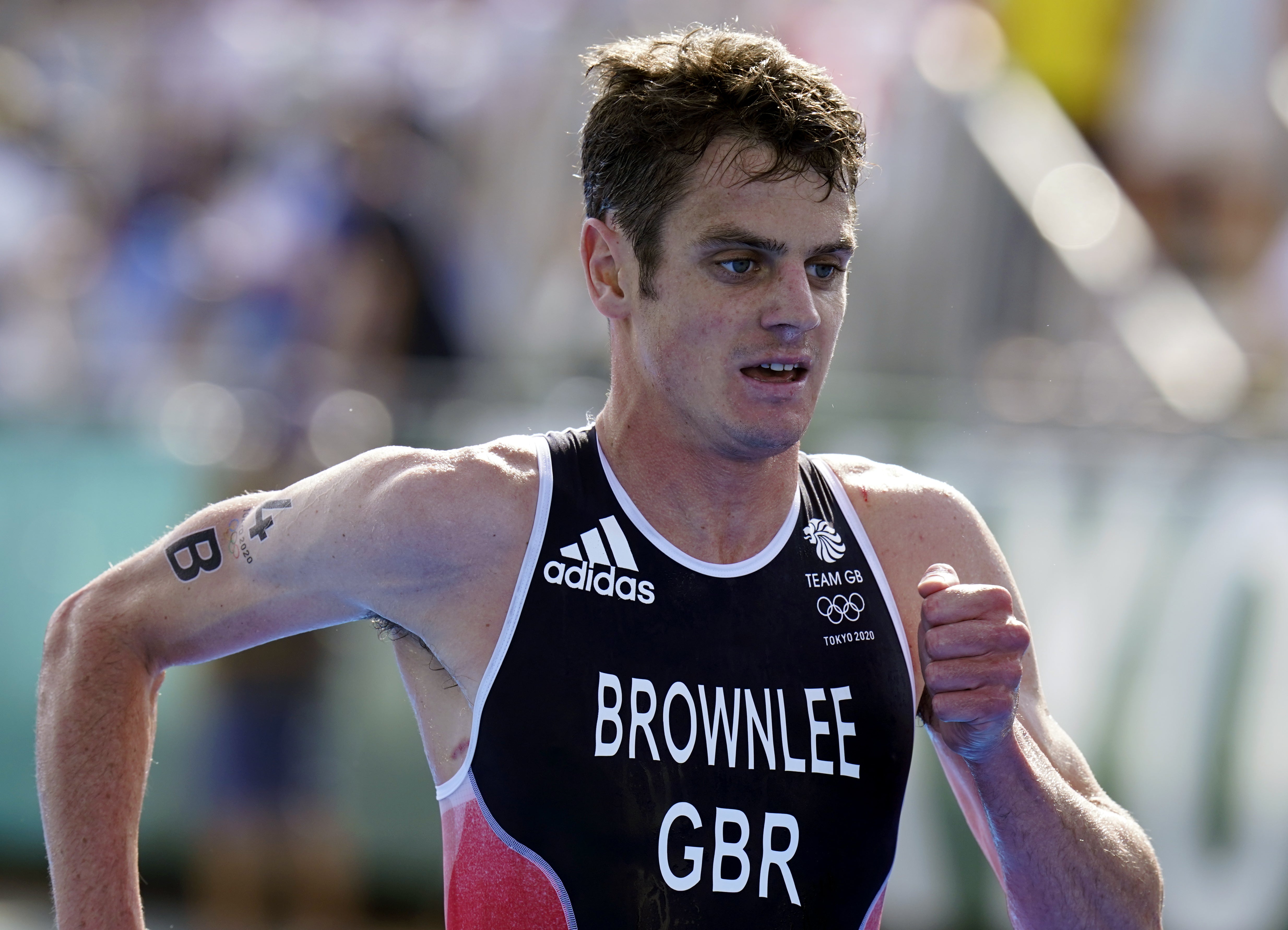 Jonny Brownlee has returned after a broken elbow and fractured wrist. (Danny Lawson/PA)