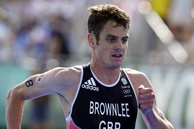 Jonny Brownlee has returned after a broken elbow and fractured wrist. (Danny Lawson/PA)