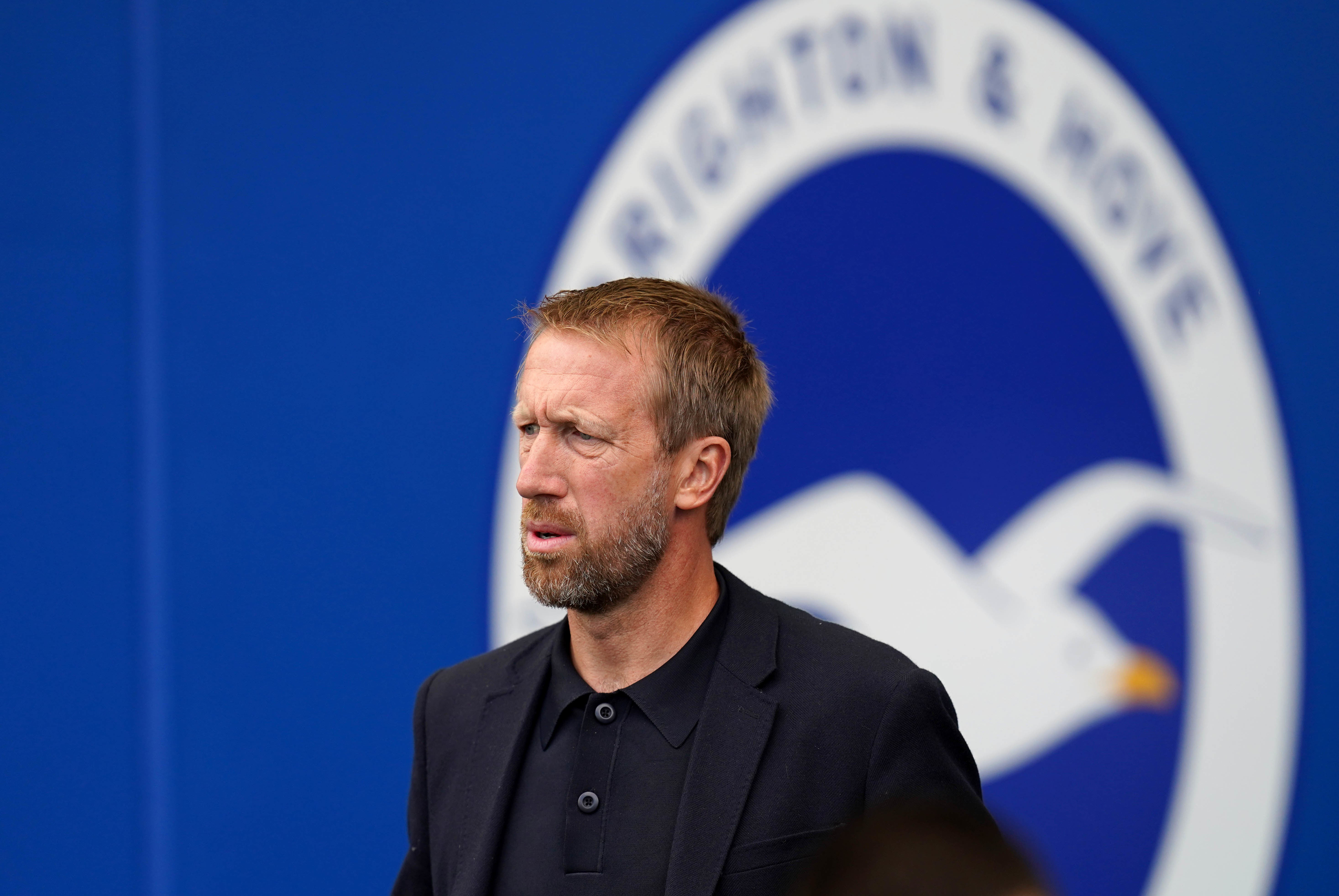 Graham Potter is expecting a tough game against Leicester (Gareth Fuller/PA)