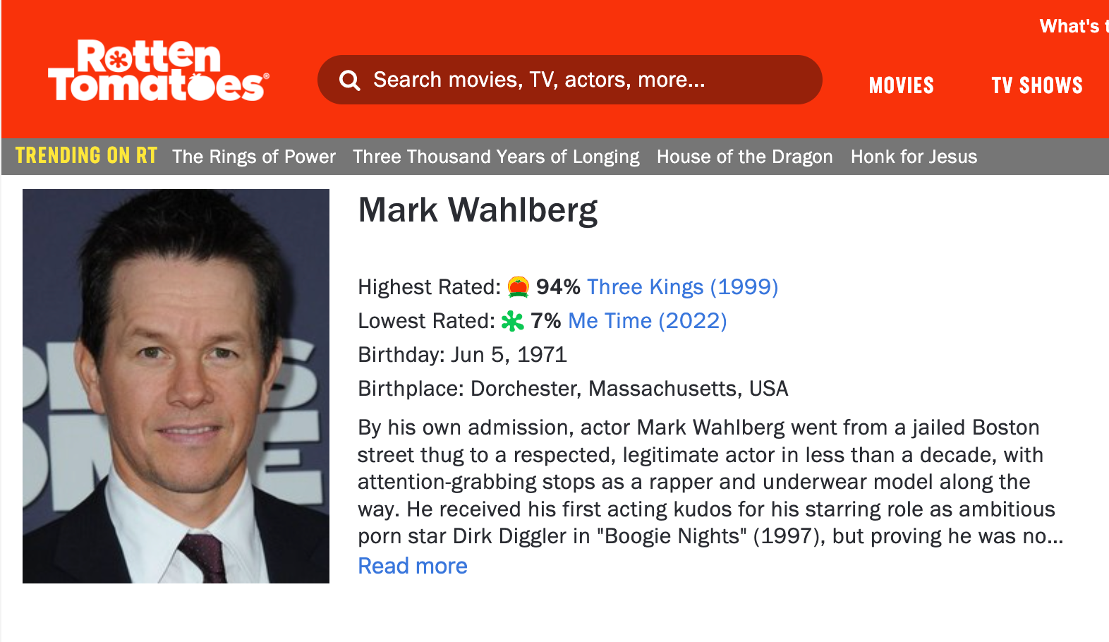 Mark Wahlberg’s new film is his lowest-rated every on Rotten Tomatoes