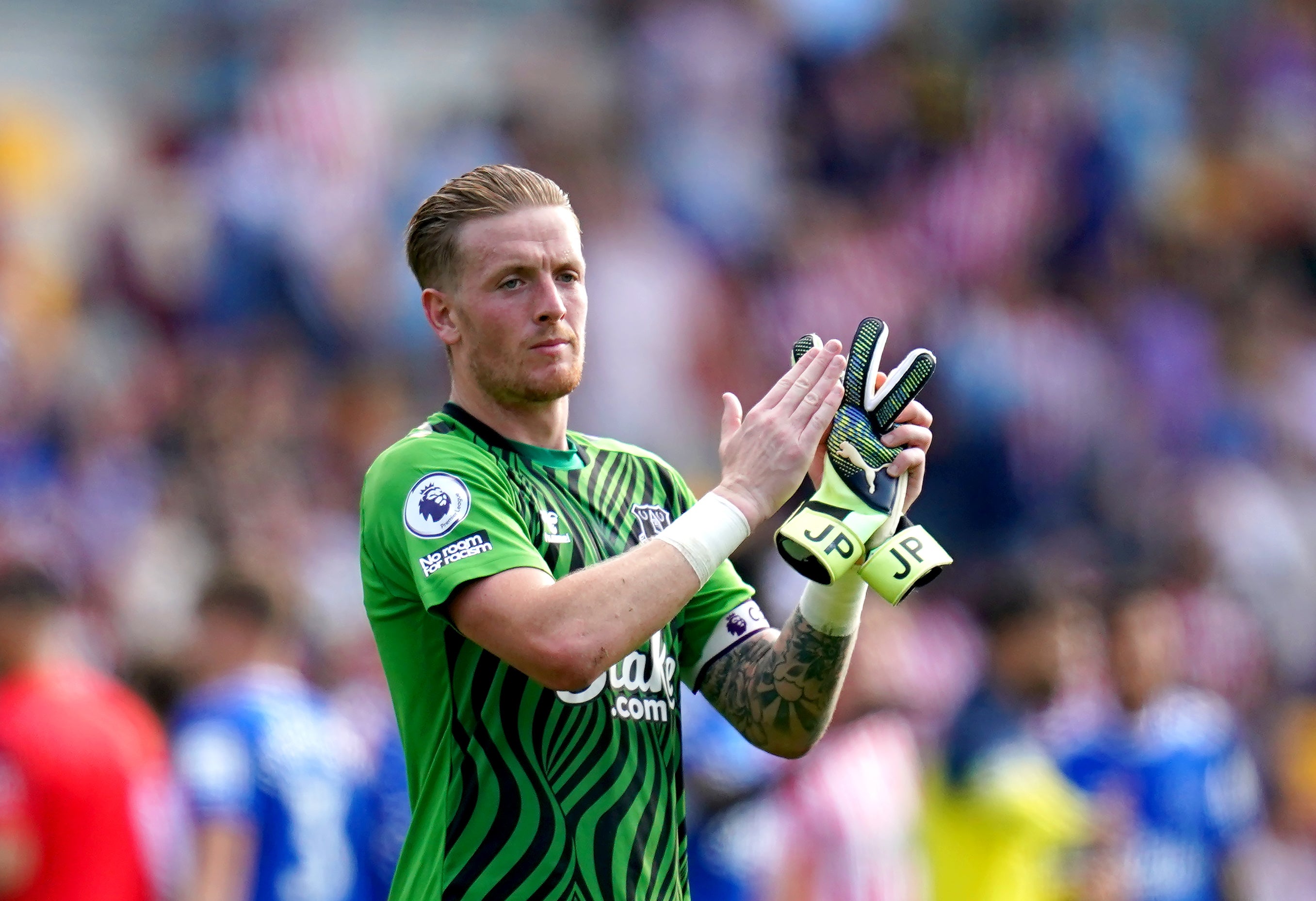 Everton and England goalkeeper Jordan Pickford ruled out for a month ...