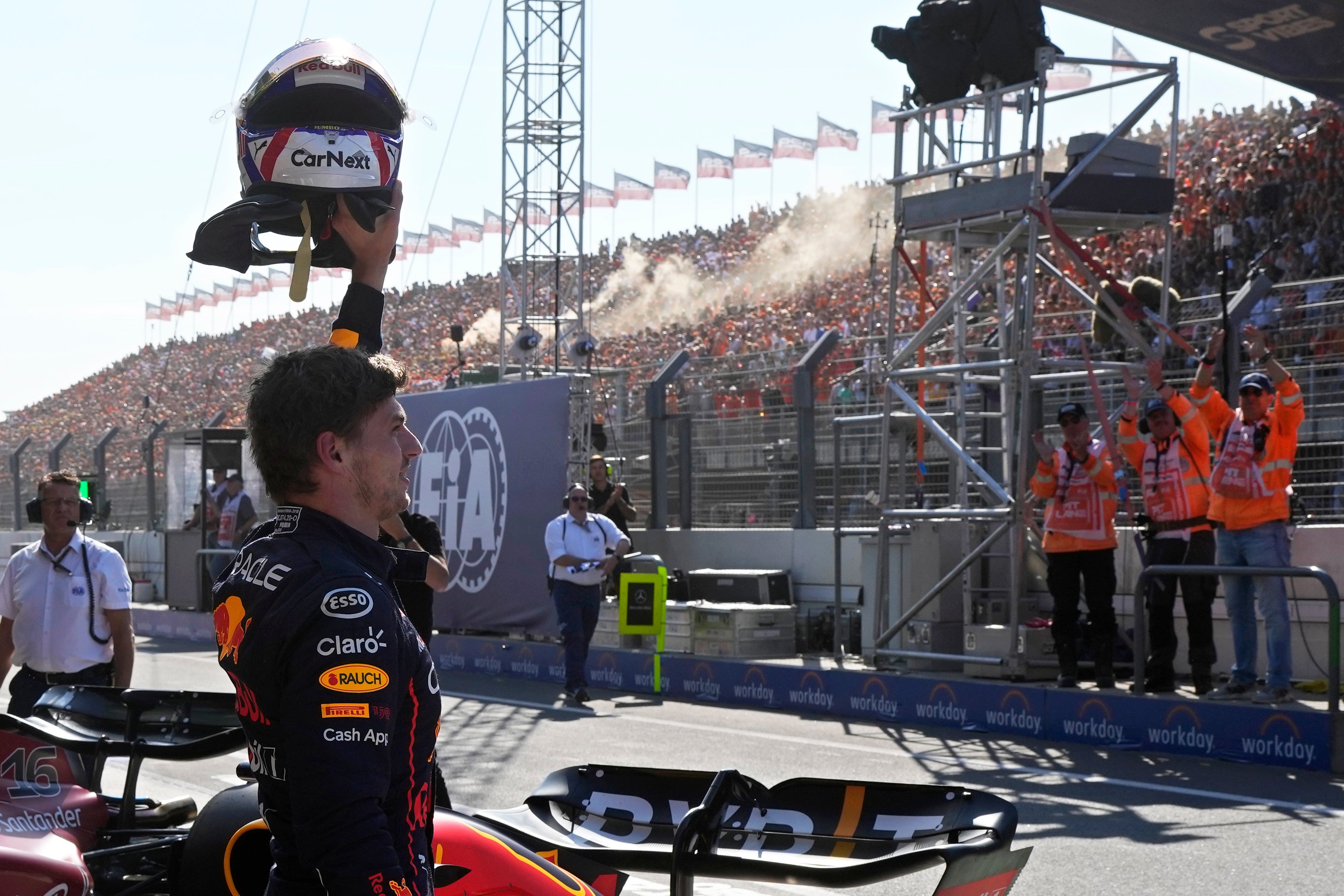Max Verstappen took pole position for the Dutch Grand Prix (Peter Dejong/AP)