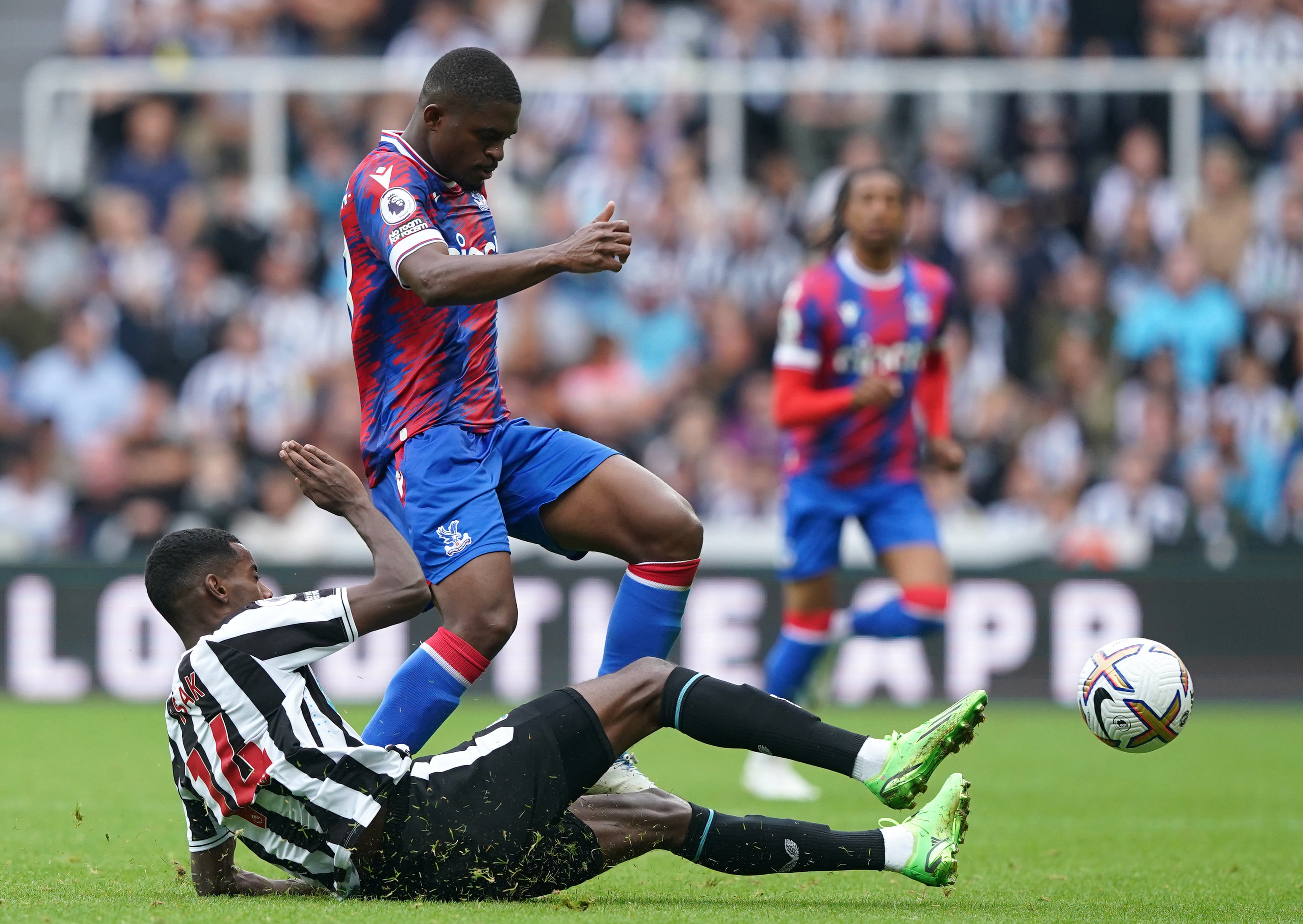 There was frustration for Newcastle, and new signing Alexander Isak, left (Owen Humphreys/PA)