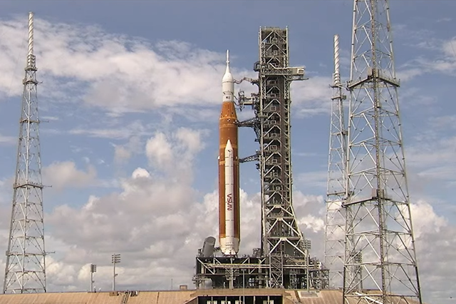 <p>Nasa scrubbed the launch of its Artemis-1 mission on Saturday, 3 September, with around two-and-a-half hours left on the countdown in Cape Canaveral, Florida</p>