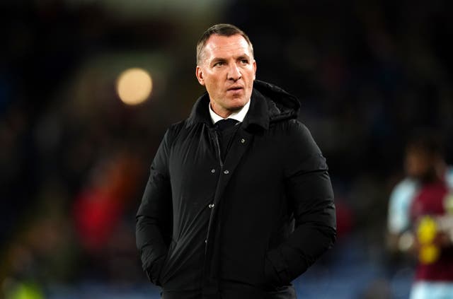 Leicester manager Brendan Rodgers knows the Foxes face a new reality. (Martin Rickett/PA)