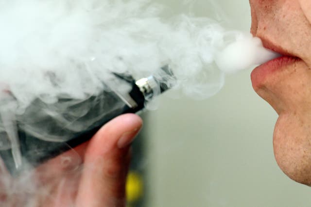 <p>New data shows almost 10 per cent of 11- to-15-year-olds smoke e-cigarettes </p>