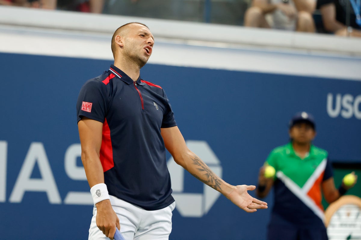 Former champion Marin Cilic ends Dan Evans’ US Open run in four sets