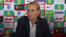 Sarina Wiegman ‘very proud’ of England’s Lionesses after World Cup qualification