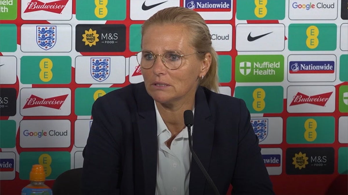 Sarina Wiegman ‘very proud’ of England’s Lionesses after World Cup qualification