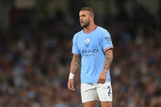 Kyle Walker injury: Man City full-back had ‘problems’ against Aston Villa, confirms Pep Guardiola