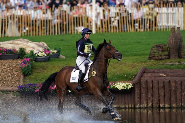 Vanir Kamira and Piggy March were victorious at Burghley (PA)