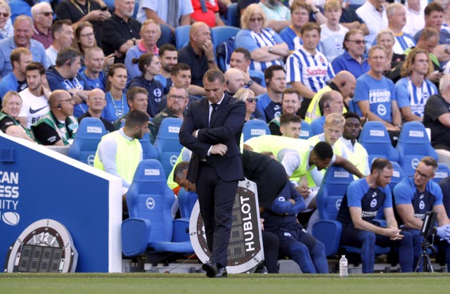 Brendan Rodgers (Steven Paston/PA)