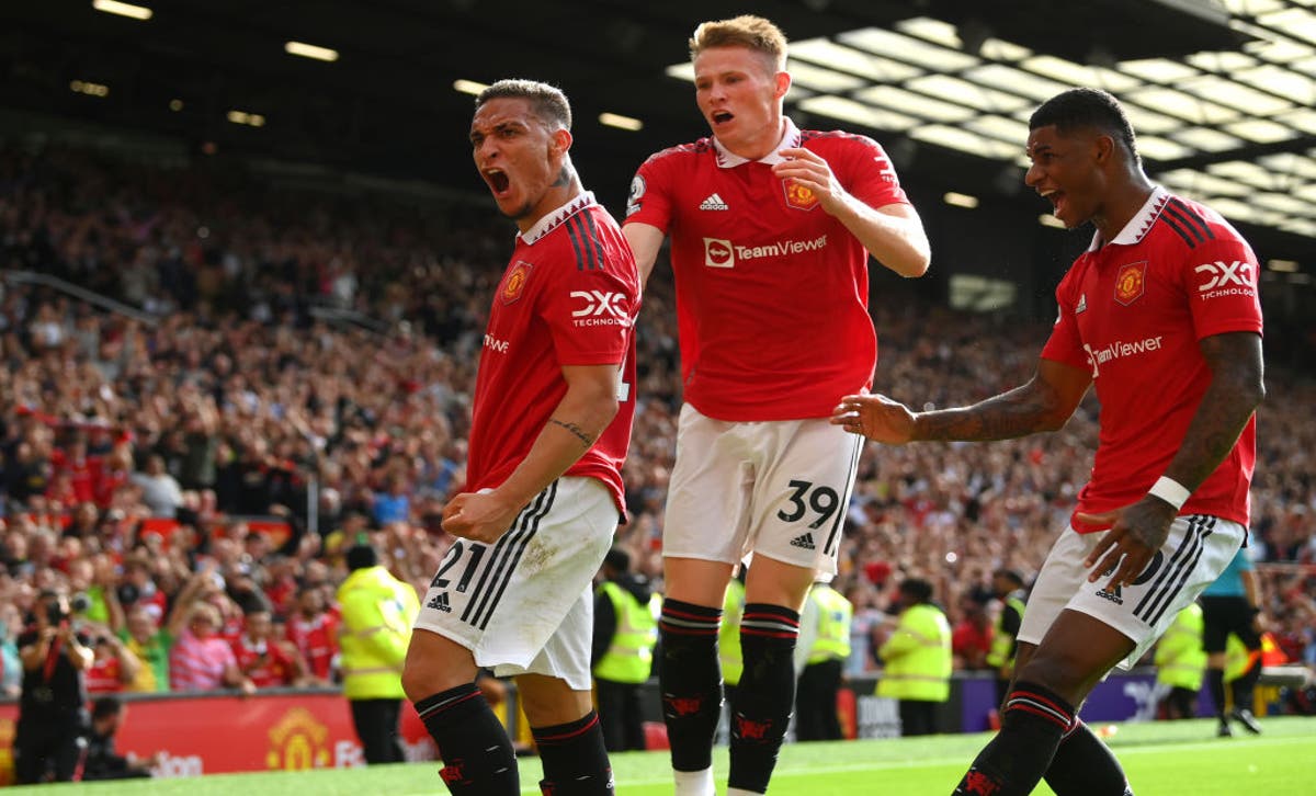 Manchester United vs Arsenal LIVE: Premier League result and final score  after Antony and Marcus Rashford goals | The Independent