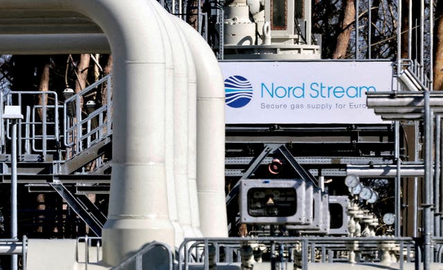 <p>Part of the of the Nord Stream 1 gas pipeline in Lubmin, Germany</p>
