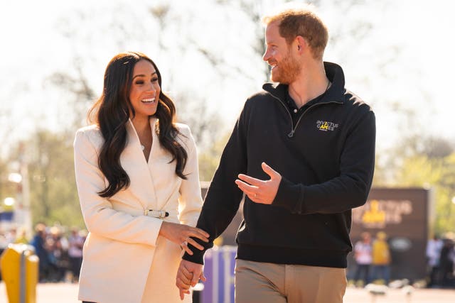 The Duke and Duchess of Sussex established a new life for themselves after stepping down as senior working royals (PA)