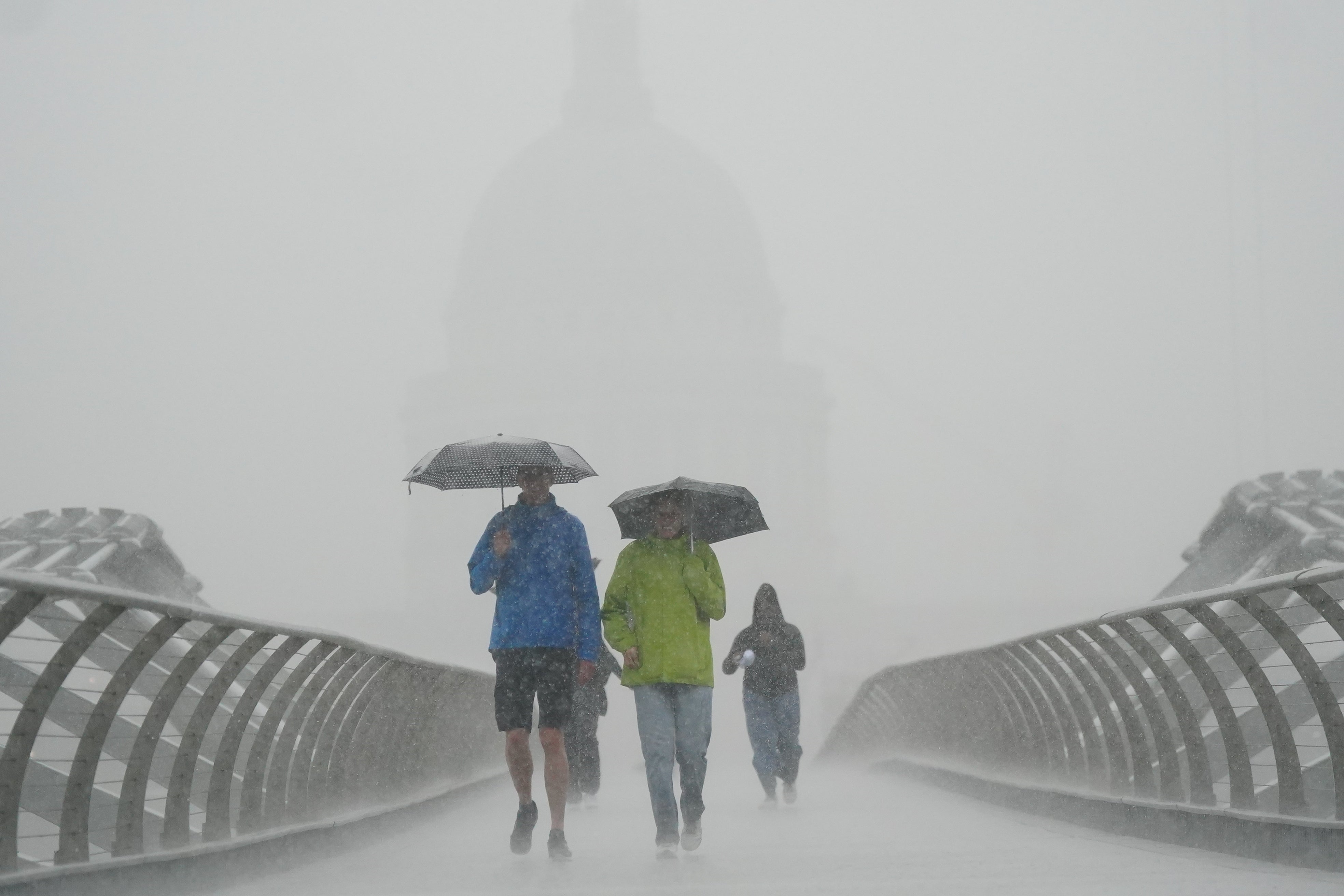 Several flood alerts remain in place on Monday after more than 36,000 lightning strikes were recorded across the UK in just 12 hours