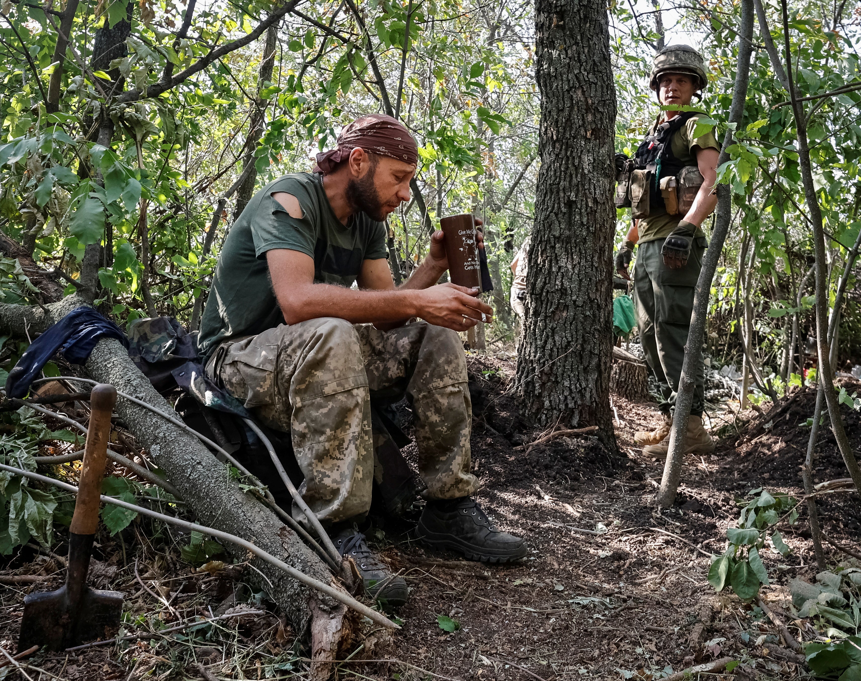 An extra two weeks has been added to the training course to best prepare Ukrainians for active combat