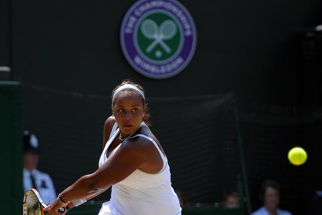 Taylor Townsend has returned to tennis following the birth of her son (Adam Davy/PA)
