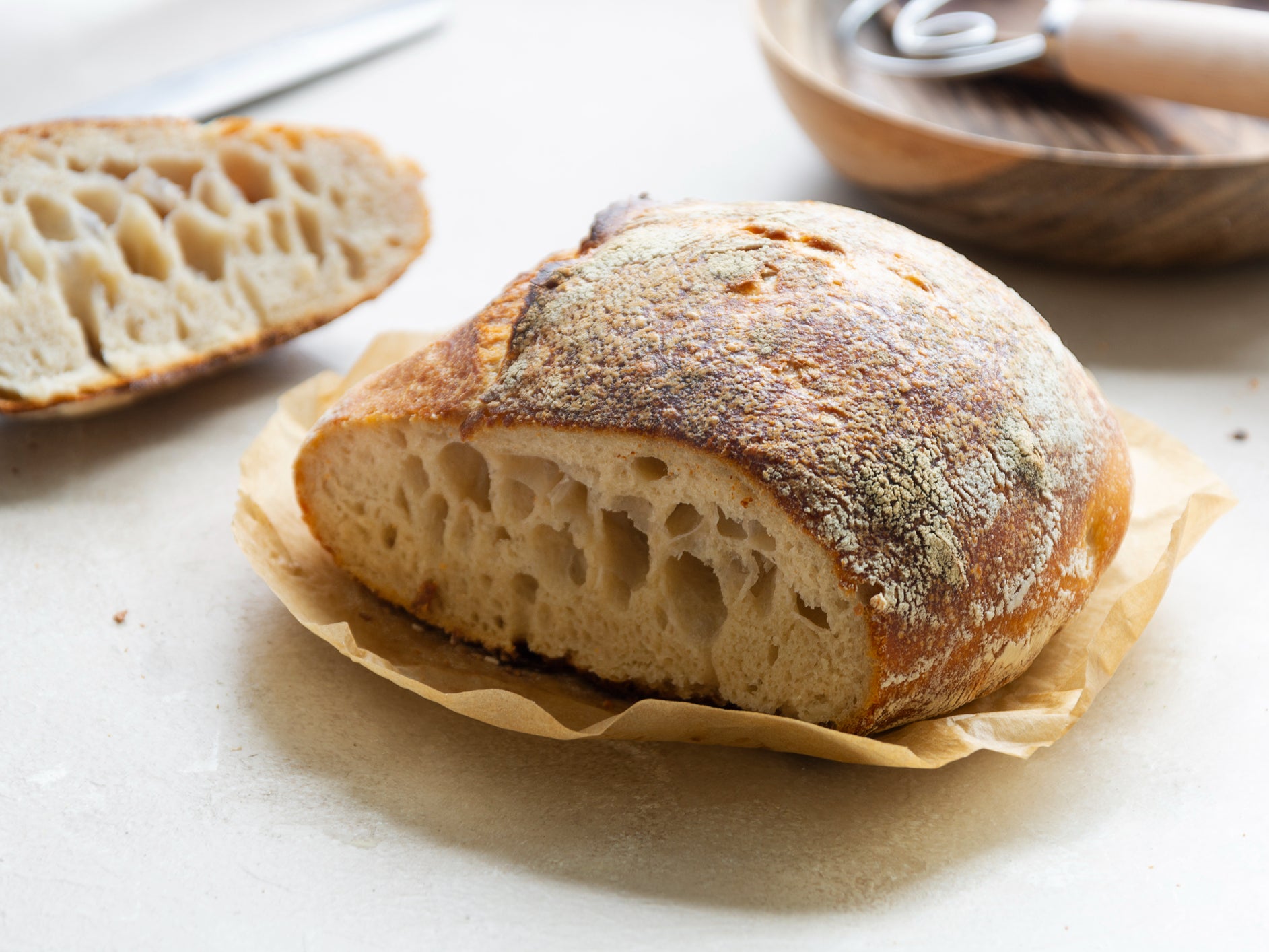 Sales of white bread were up 17 per cent