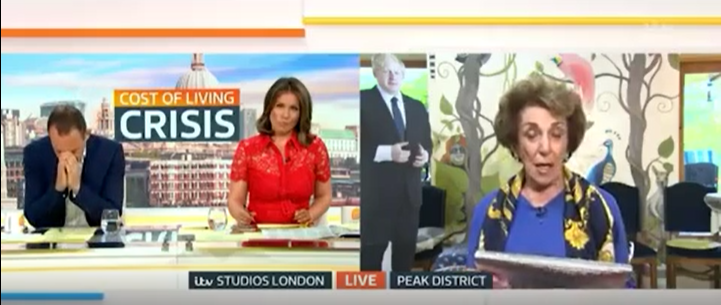 <p>Martin Lewis in visible despair after Edwin Currie’s suggests using tin foil to cut energy bills</p>