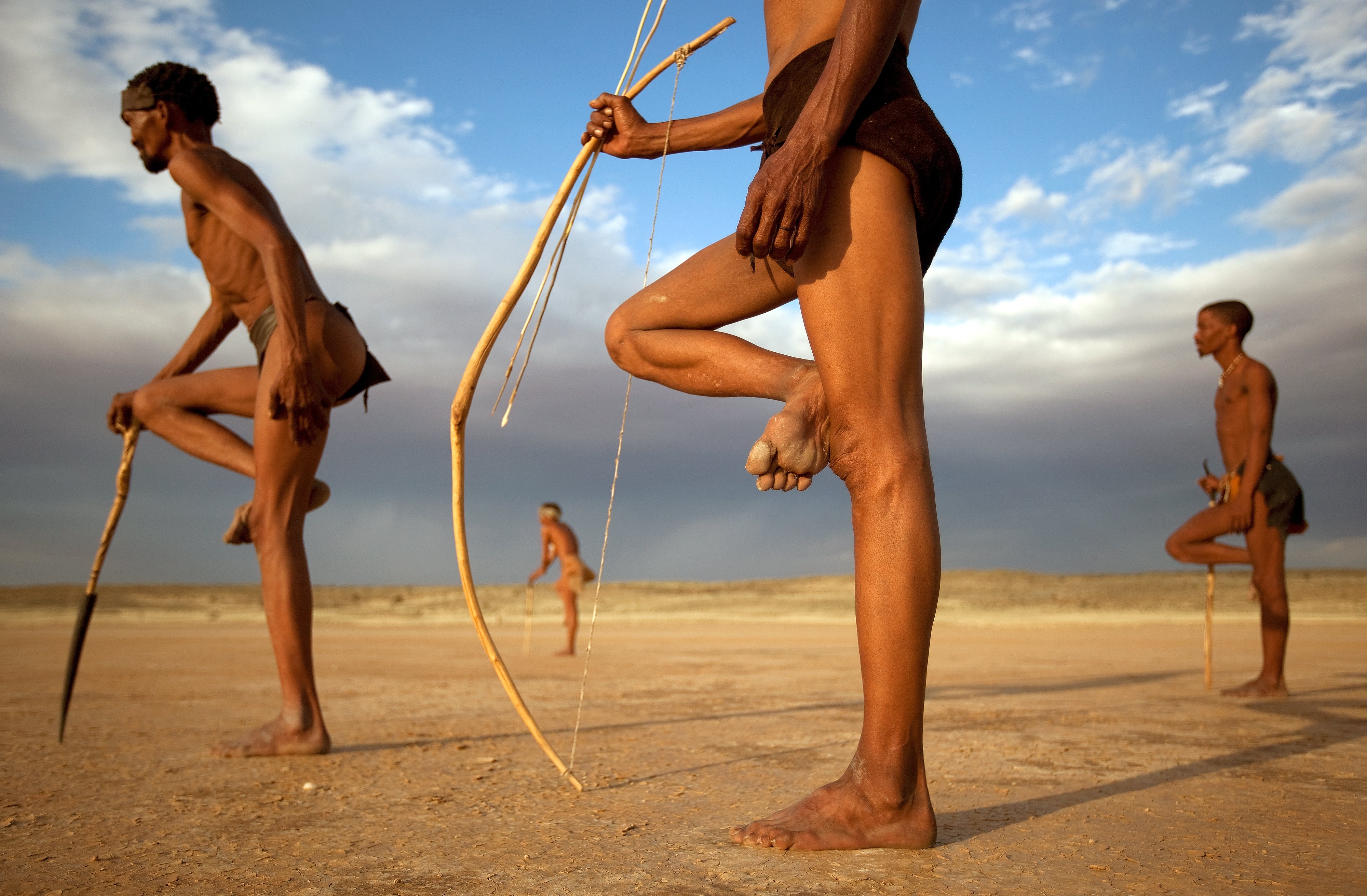 It’s likely that our ancestors would have walked or run for around two hours per day, like surviving groups of hunter-gatherers