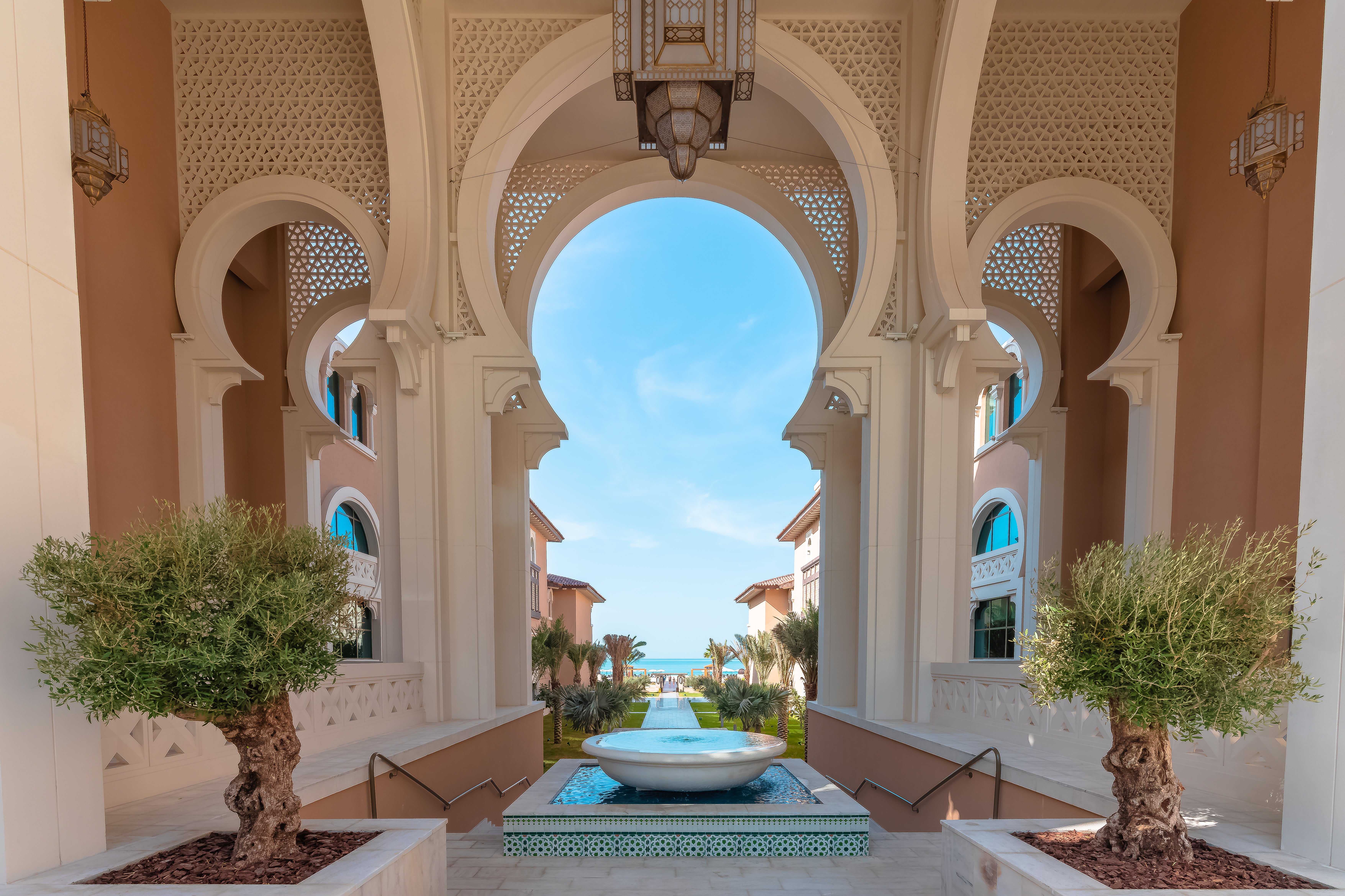 The incredible architecture at the Rixos Premium Saadiyat sets the tone for a luxe stay