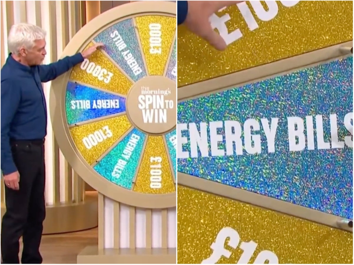 This Morning viewers alarmed by ‘dystopian’ Spin to Win prize of four months of energy bills