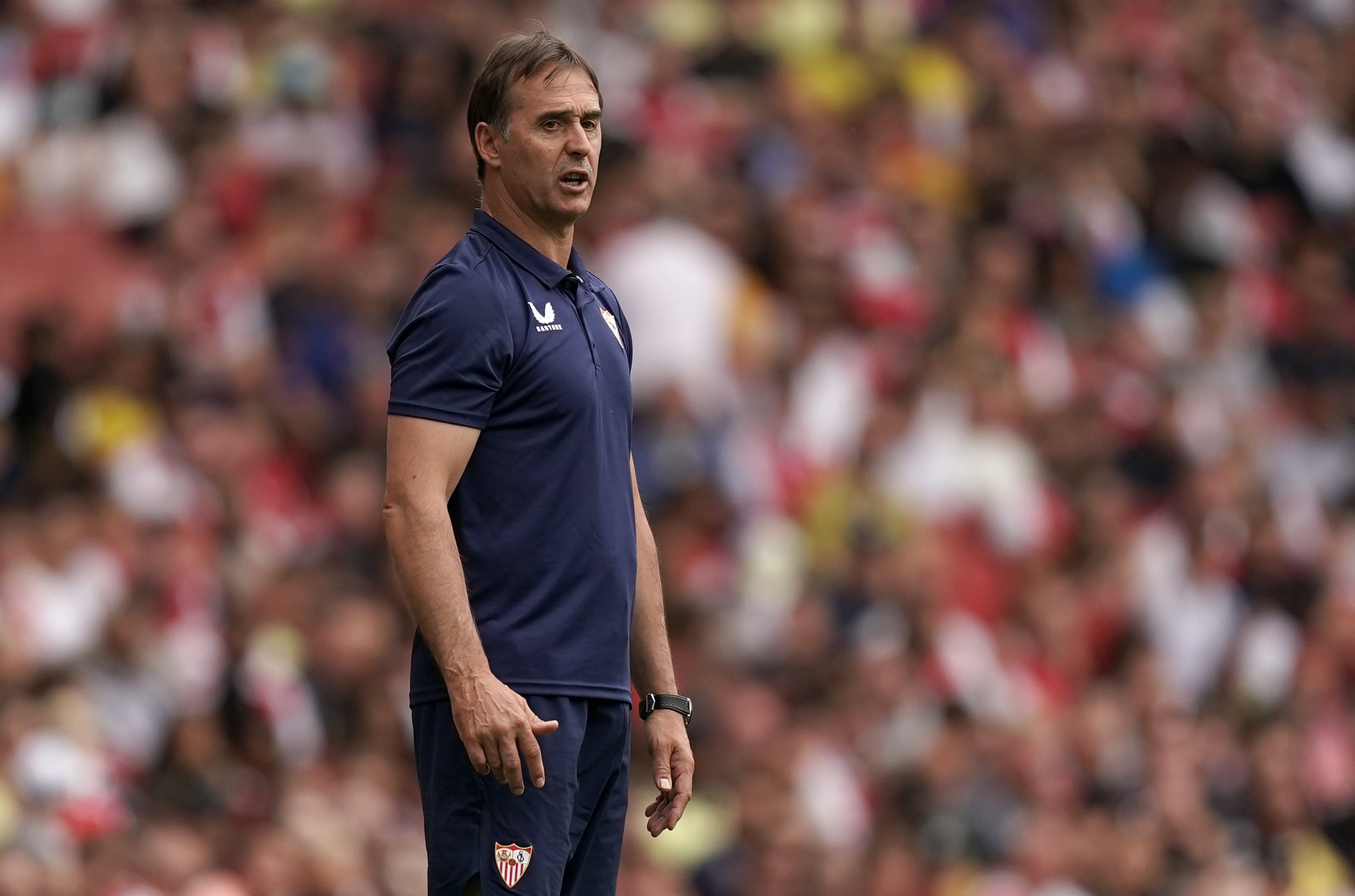 Julen Lopetegui is determined to turn Sevilla’s poor form around (Aaron Chown/PA)