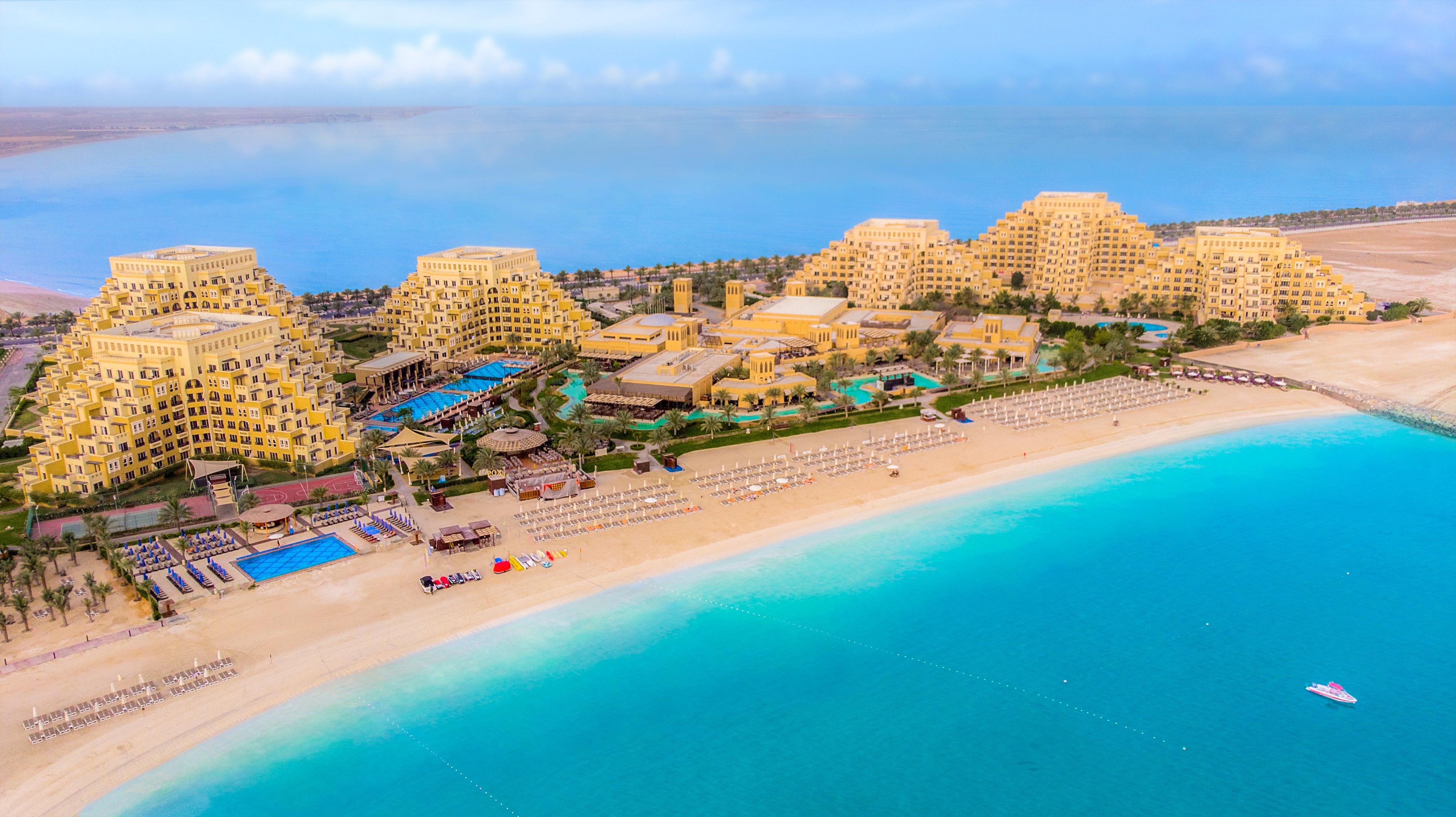 Dial up and dial down your adventures at the The Rixos Bab al Bahr on Al Marjan Island, Dubai