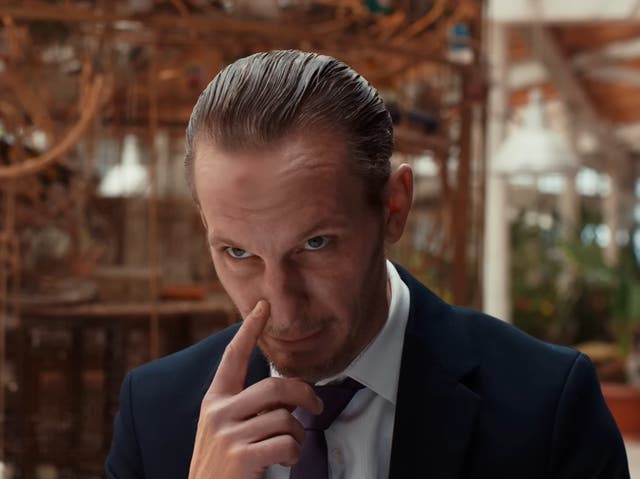 <p>A Fox in the White House: Laurence Fox as Hunter Biden in the right-wing political satire ‘My Son Hunter’ </p>