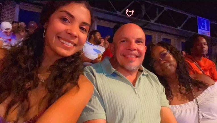 Ciara Gilliam with her parents, Robert and Karletha