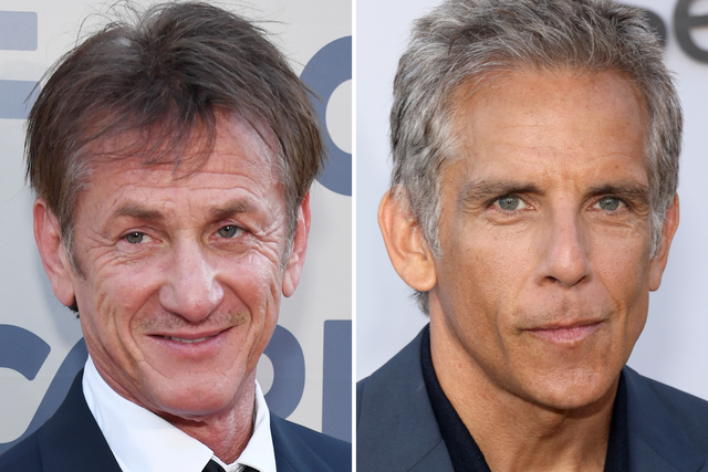 <p>Sean Penn and Ben Stiller</p>