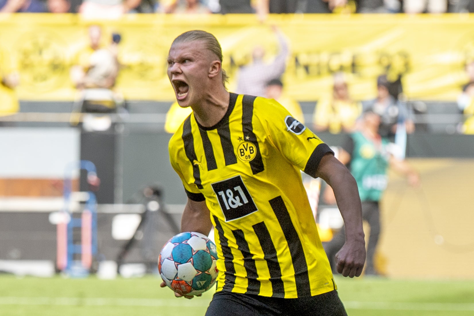 The Norwegian was prolific at Dortmund (David Inderlied/PA)