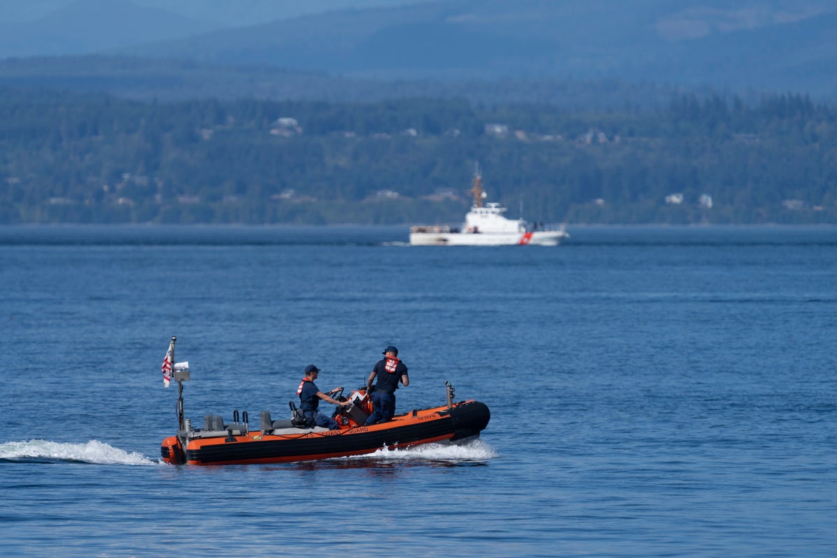 Coast Guard suspends search for nine people missing after plane crash in Puget Sound