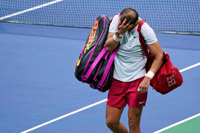 Rafael Nadal put his first grand slam defeat for more than a year down to a ‘bad match’ as he was stunned by American Frances Tiafoe in the fourth round of the US Open (Eduardo Munoz Alvarez/AP)