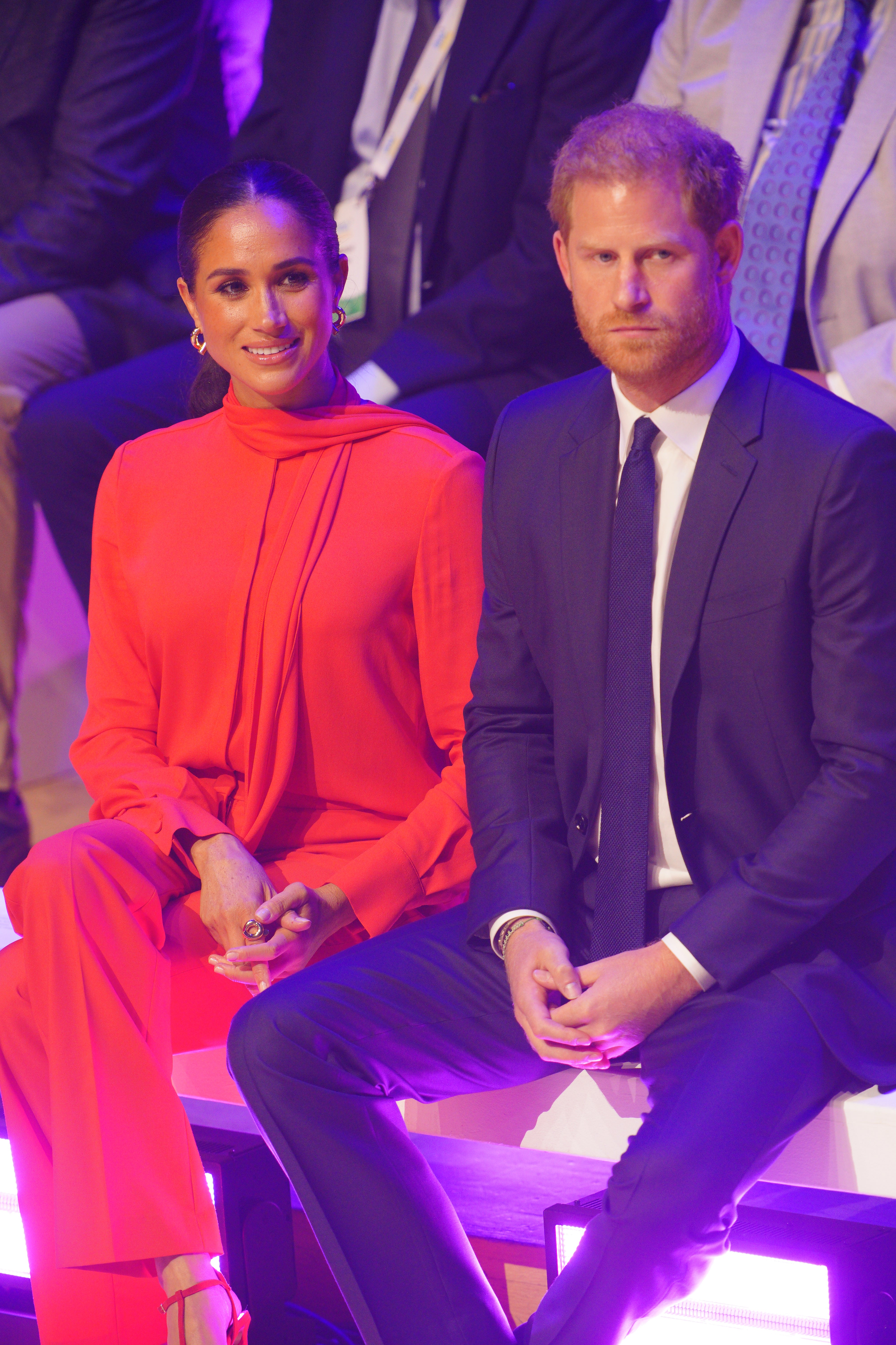 The Duke and Duchess of Sussex attend the One Young World 2022 Manchester Summit (Peter Byrne/PA)