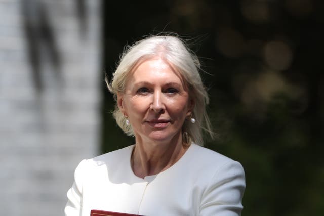Tory MP Nadine Dorries has announced she is standing down as Culture Secretary following Boris Johnson’s departure from No 10 (James Manning/PA)